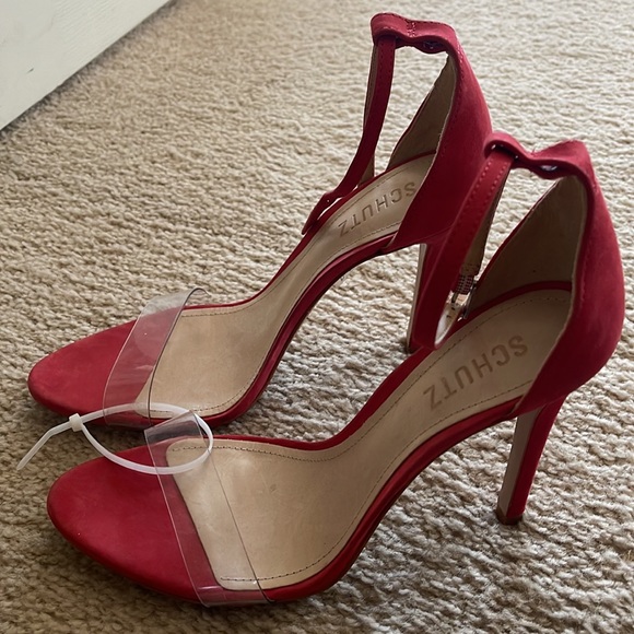 Schultz red suede stiletto - Picture 2 of 3
